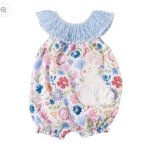 Mudpie Bunny Romper 3 to 6 month
